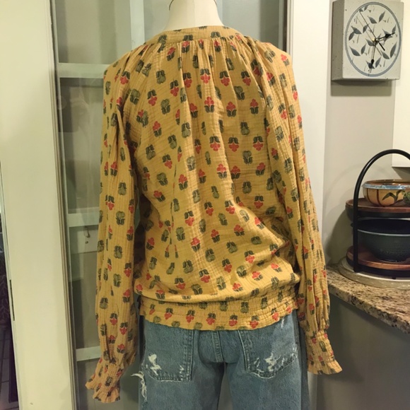 Anthropolgie  Elisabeth boho peasant blouse - Picture 11 of 15
